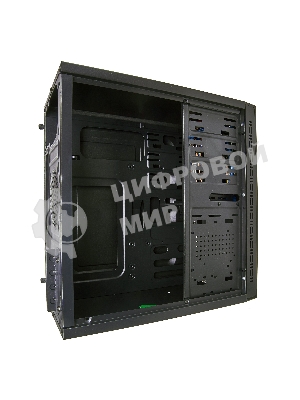 Компьютерный корпус Minitower ExeGate QA-412U Black, mATX, (XP450, Black, 120мм), 2хUSB+2хUSB 3.0, Audio
