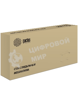 Стол игровой Cactus CS-ED-WWT столешница МДФ белый, каркас белый