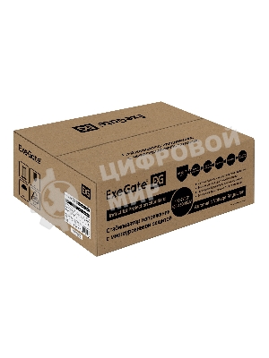 Стабилизатор напряжения ExeGate Master Turbo AVS-8000 (8000ВА, 100-265В, цветной дисплей, 220В±8%, КПД 98%, 5 уровней защиты, задержка, усиленный метал.корпус, клем.колодка+евророзетка, RTL)