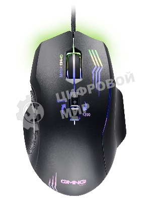 Мышь проводная GMNG 930GM черный, 12800 dpi, USB, кнопки - 7