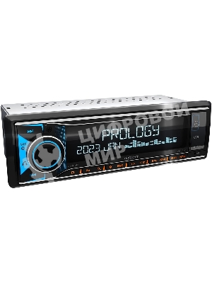 Автомагнитола Prology CMD-340, 1 DIN, Bluetooth, USB Type-A, AUX, пульт ДУ