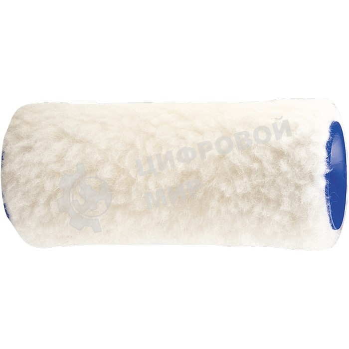 Валик Сибртех сменный с натуральным мехом, 100 мм, ворс 12 мм, D 48 мм, D ручки 6 мм