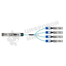 Кабель LR-LINK OPTICAL QSFP28 100G 3M LRAOC-QSFP28-4SFP28-3M