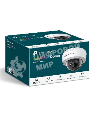 Камера видеонаблюдения цветная купольная IP-камера 4 Мп/ 4MP Full-Color Dome Network Camera