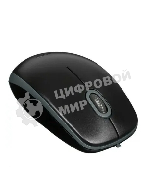 Мышь проводная Logitech M110 Silent черный, 1000 dpi, USB, кнопки - 3