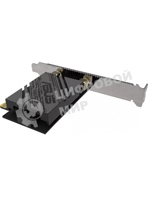 Сетевой адаптер Wi-Fi + Bluetooth Asus PCE-BE92BT BE9400 PCI Express (ант.внеш.несъем.) 2ант.