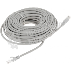 Патч-корд Premier PP31-20M-LSZH 1 Гбит/с UTP 4 пары cat.5e CCA molded 20м серый RJ-45 (m)-RJ-45 (m)