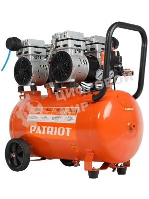 Компрессор поршневой Patriot WO 50-300 безмасляный 300л/мин 50л 2000Вт оранжевый