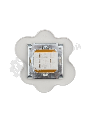 Выключатель двухклавишный Kranz HAPPY Яичница скрытой установки, желтый/белый