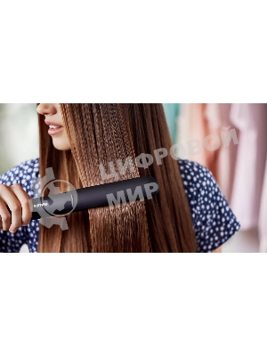 Выпрямитель для волос Philips BHS378/00 черный/розовый, 28 мм, 230 °C, 6 режимов