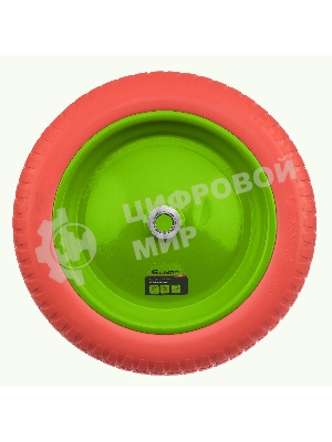 Колесо полиуретановое Сибртех 3.00-8, длина оси 80мм, подшипник 20мм