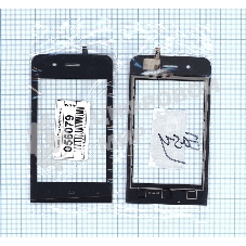 Сенсорное стекло (тачскрин) для Explay Easy черное