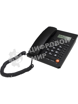 Телефон проводной Ritmix RT-420 черный