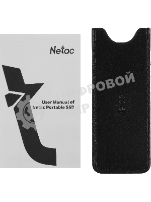 Внешний SSD Netac Z SLIM, 2TB, USB 3.2 Gen 2 Type-C, R/W 550/480, черный