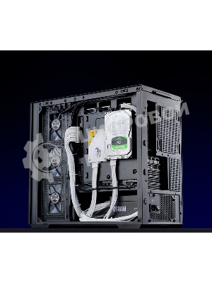 Корпус без блока питания Корпус JONSBO D300 Black MATX без БП, боковая панель из закаленного стекла, mini-ITX, micro-ATX, черный