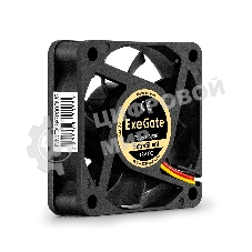 Вентилятор для корпуса ExeGate ExtraSilent ES06015B3P черный, 60 мм, 2500 об/мин, 17 дБ, 3 pin