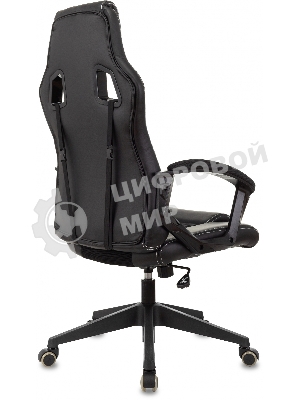 Кресло Zombie Arena черный, экокожа, 120 кг, механизм качания