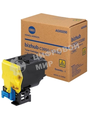Тонер-картридж Konica-Minolta bizhub C3350/C3850 желтый TNP-48Y