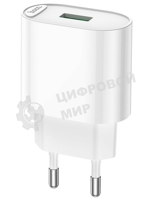 Блок питания (сетевой адаптер) HOCO C109A Fighter, QC3.0, 18W, белый