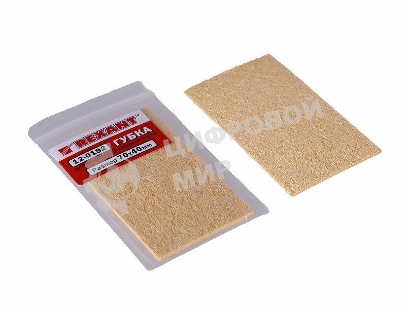 Губка для очистки паяльного жала Rexant (для ZD-929) 70x40мм