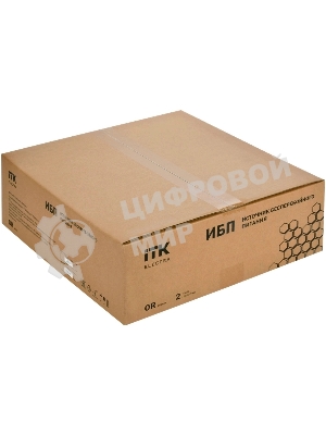 Источник бесперебойного питания однофазный Online 1000 Ва/1000 Вт, Rack mount, c LCD дисплеем 24VDC с АКБ 2U 2х9AH