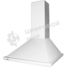 Вытяжка каминная Elikor Оптима 60П-400-П3Л белый, 59 см, 400 куб. м/ч, 55 дБ