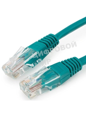 Патч-корд UTP Cablexpert cat.5e 0.25м, литой, многожильный, зеленый