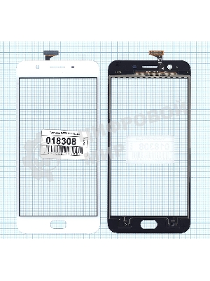 Сенсорное стекло (тачскрин) для OPPO F1s A59 A1601, белое