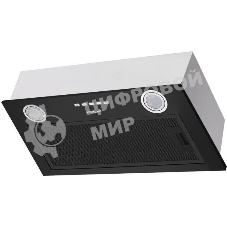 Вытяжка встраиваемая Weissgauff Fiona 60 BL черный, 53 см, 850 куб. м/ч, 49 дБ