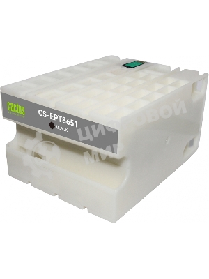 Картридж струйный Cactus CS-EPT8651 (T8651) черный пигментный (8000 стр.) для Epson WF5190/5690