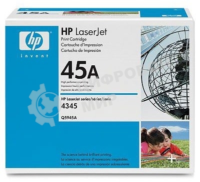 Картридж лазерный HP Q5945A черный для LJ 4345mfp 18 000 стр.