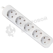 Удлинитель Defender E518 белый 1.8 м, 5 розеток 