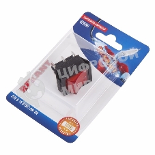 Выключатель клавишный Rexant 250V 15А (6с) ON-ON красный с подсветкой (RWB-506, SC-767) (в упак. 1 шт.)