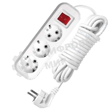 Удлинитель 3х3 м с заземл. 16А IP20 S-303 с выкл. ПВС 3х1 UNIVersal 9631986