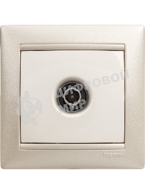 Розетка телевизионная TV Valena звезда 1,5Дб 2400МГц (белая)