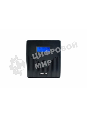 Источник бесперебойного питания SKAT-UPS 1000/600 ИБП 220В 600Вт 2 АКБ 7Ач внутр. меандр. стабилизация напряжения