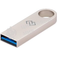 Флешка USB Digma DRIVE3 (DGFUL064A30SR), 64Gb, USB 3.0, R/W 70/30, серебристый