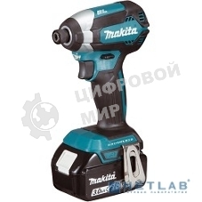 Дрель-шуруповерт Makita DTD153RFE, 18 В, 3 Ач, 170 Нм, бесщеточный, ударный