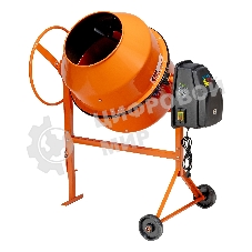 Бетоносмеситель Сибртех БСН-220П 1000 Вт, 220 л, полиамидный венец, 23 об/мин
