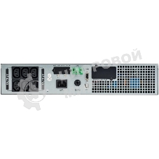 Источник бесперебойного питания однофазный Online 1000 Ва/1000 Вт, Rack mount, c LCD дисплеем 24VDC с АКБ 2U 2х9AH