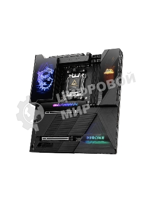 Материнская плата MSI MEG X870E GODLIKE, AM5, AMD X870E, 4xDDR5, 4xSATA, 7xM.2, 2xPCIe 5.0 x16, 1xPCIe 4.0 x4, 2xUSB-C DP, 1x10G LAN, 1x5Gb LAN, Wi-Fi 7, Bluetooth 5.4, 2xUSB-C 40Gbps, 5xUSB-C 10Gbps, 1xUSB-C 20Gbps, 8xUSB-A 10Gbps, 4xUSB-A 5Gbps, 4xUSB-A 2.0, 1xS/PDIF, 2x3.5 мм, 7.1, E-ATX