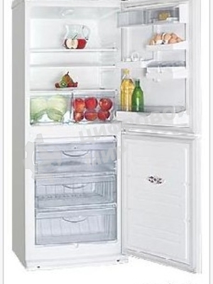 Холодильник Atlant XM-4012-080 серебристый двухкамерный 201/101л морозилка снизу