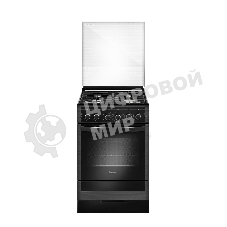 Плита газовая Gefest ПГ 5300-02 0046 черный, конфорок 4 шт, духовка 52 л, 50 см x 85 см x 58.5 см