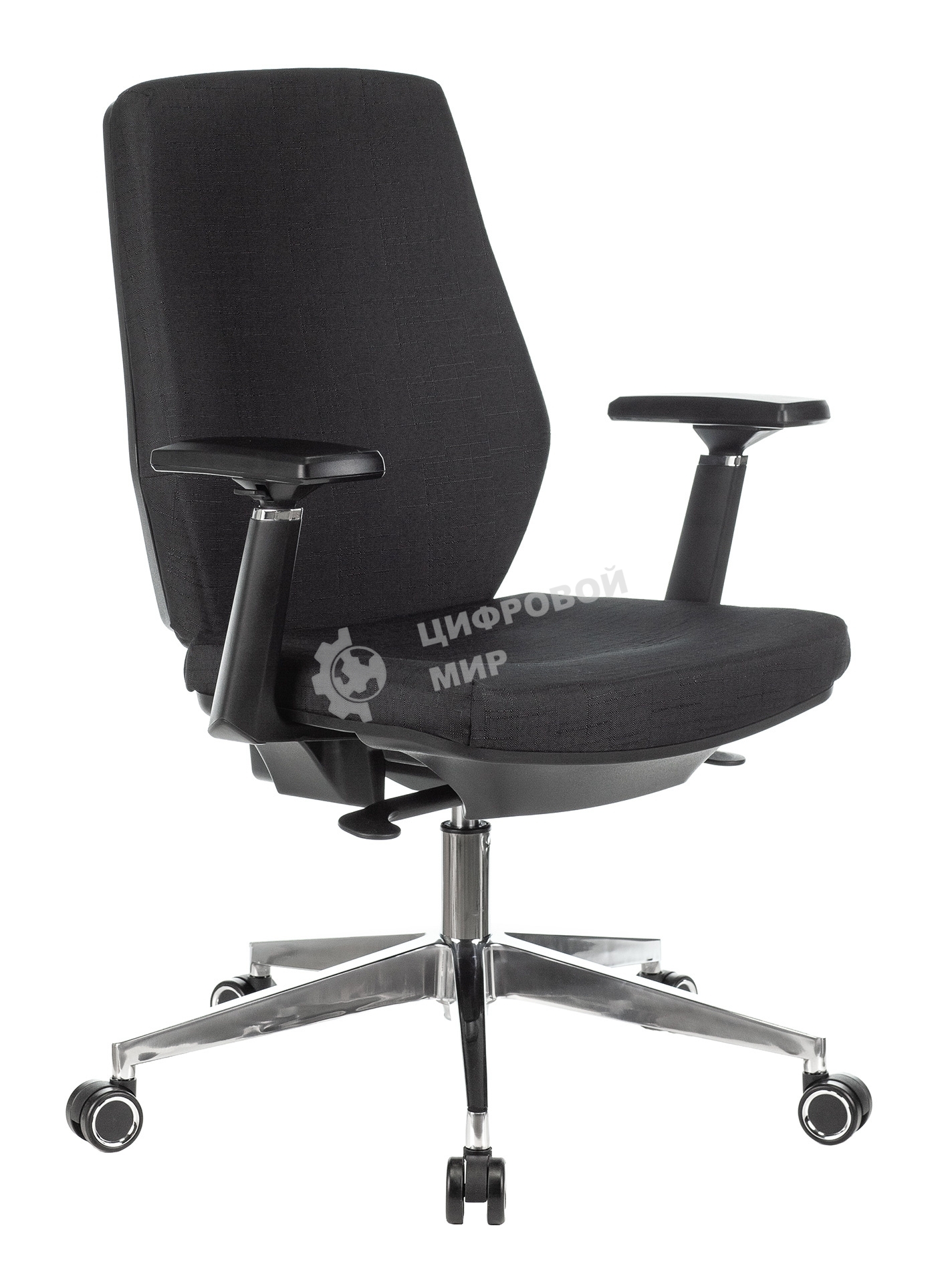 Кресло компьютерное Бюрократ CH-545/LUX черный 38-418 крестовина алюминий