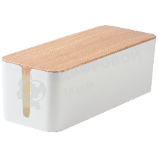 Органайзер Cactus CS-BOX-WH белый/бамбук