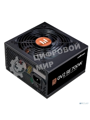 Блок питания Zalman ZM700-GV2SE 700 Вт, 80 PLUS BRONZE, 120 мм, немодульный, черный