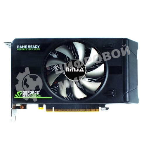 Видеокарта Sinotex Ninja GTX1050Ti (768SP) 4G 128BIT GDDR5 (Dual Link DVI-D/HDMI/DP),PCIE,NK105TI45F, RTL