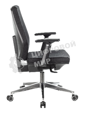 Кресло компьютерное Бюрократ CH-545/LUX черный 38-418 крестовина алюминий