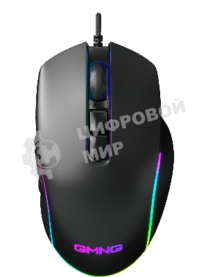 Мышь проводная GMNG XM003 черный, 32000 dpi, USB, кнопки - 10