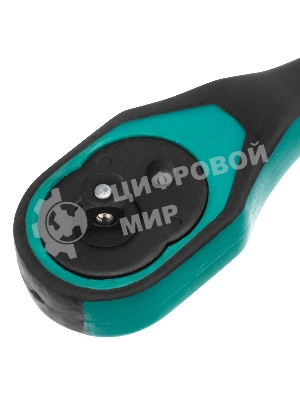 Ключ-трещотка Stels 1/4, 72 зуба, с быстрым сбросом, CrV, 2-х ком. рукоятка